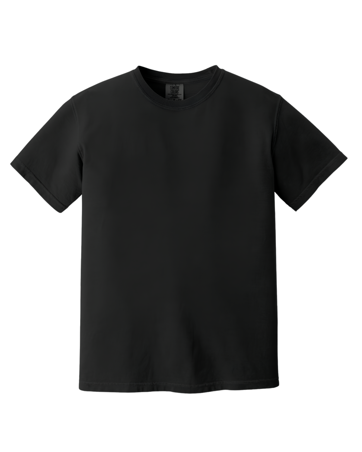 Custom Shirts | Comfort Colors Black Full Front