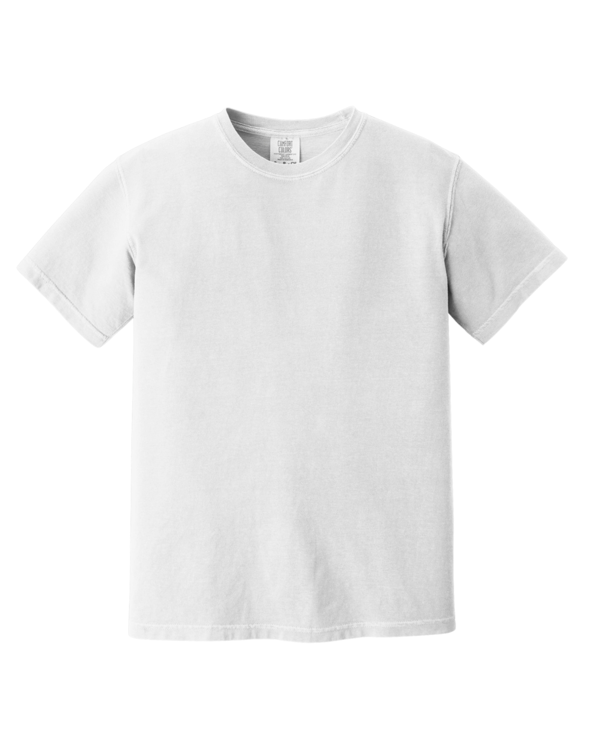 Custom Shirts | Comfort Colors White Full Front